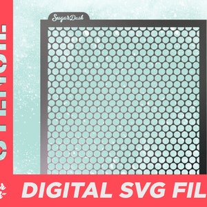 Circles Small Stencil #4 - Digital SVG File