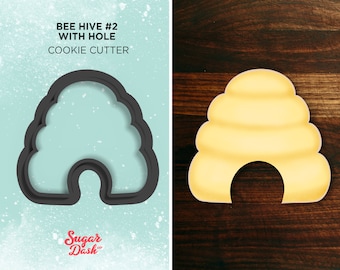 Bee Hive #2 with Hole - Cookie Cutter