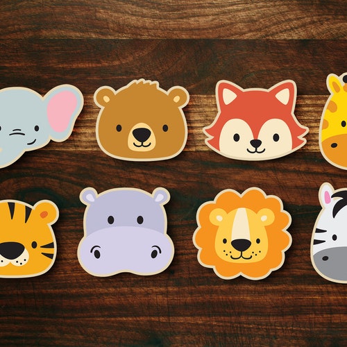 Animal Babies Cookie Cutter Etsy