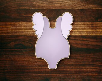 Ruffle Onesie Cookie Cutter #1