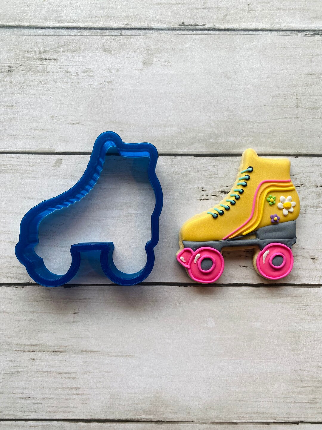Retro 90s Roller Skate Cookie Cutter Etsy
