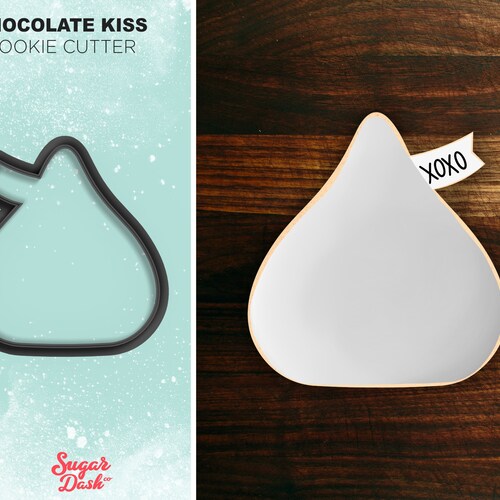 Hershey Kiss Cookie Cutter Valentines Day Etsy