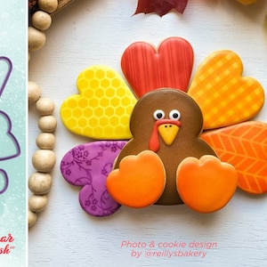 Turkey Platter Cookie Cutter Set for Thanksgiving