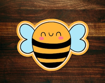 Happy Bumble Bee Cookie Cutter