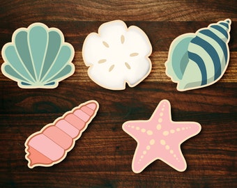 Seashell Cookie Cutter Set of 5
