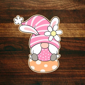 Easter Bunny Gnome Cookie Cutter #1