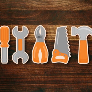 Tool Set Cookie Cutter Set of 5 with Hammer, Saw, Wrench, Pliers, and Screwdriver