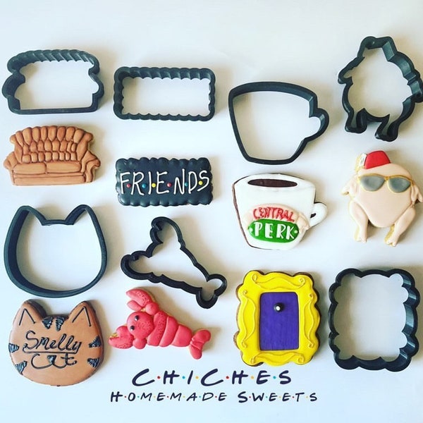 Friends Cookie Cutter Set of 7