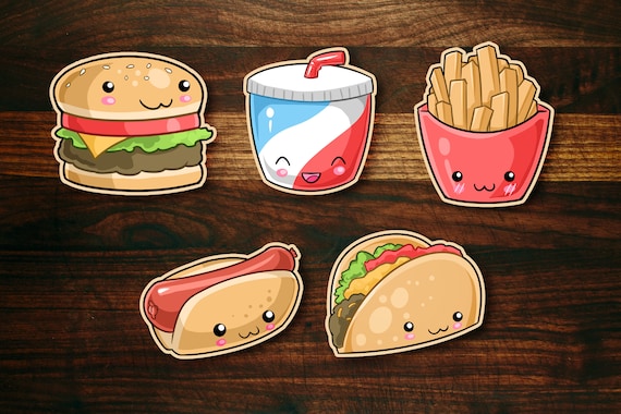 Junk Food Cookie Cutter Set of 5
