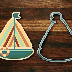 Sail Boat - Toy Vehicle Cookie Cutter