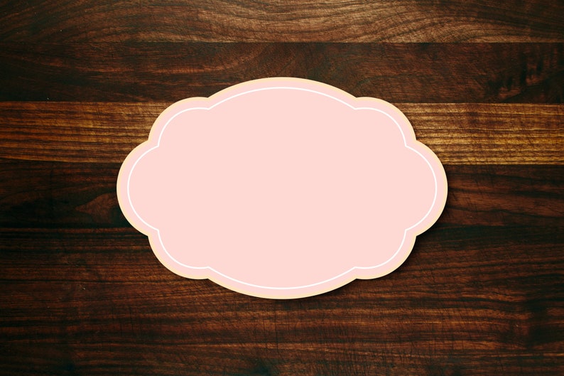 Plaque Cookie Cutter #3 image 1