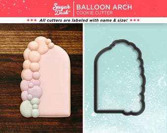 Balloon Arch Plaque Shape #3 - Arch Cookie Cutter
