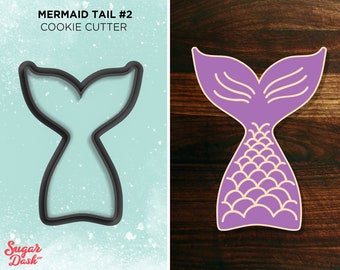 Mermaid Tail Cookie Cutter #2