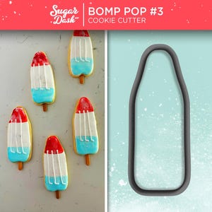 Rocket Bomb Pop #3 - Skinny Cookie Cutter