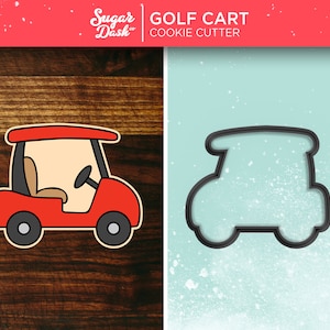 Golf Cart Cookie Cutter