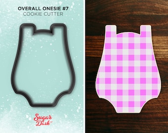 Baby Overalls Onesie Cookie Cutter #7