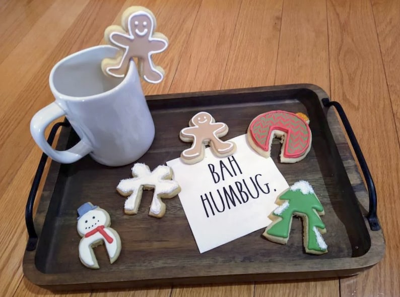 Christmas Mug Hanger Cookie Cutter Set of 5 Etsy