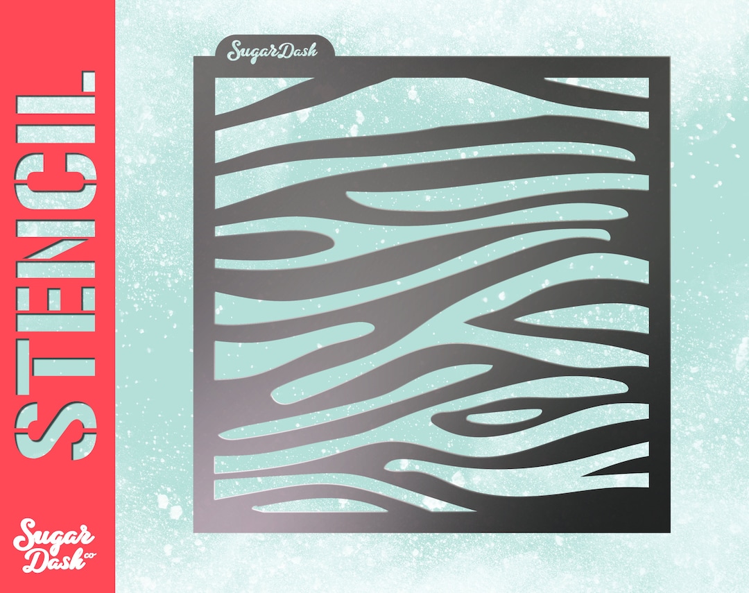 Zebra Pattern Stencil #10 - Etsy