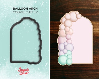 Balloon Plaque Shape #3 - Arch Cookie Cutter