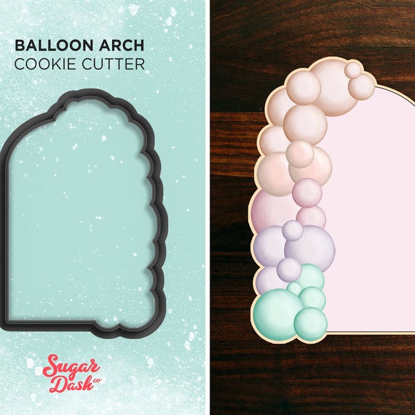 Balloon Plaque Shape #3 - Arch Cookie Cutter
