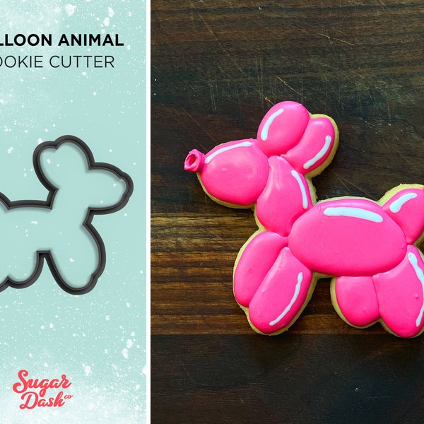 Balloon Animal Dog Cookie Cutter
