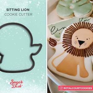 Sitting Lion Cookie Cutter