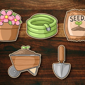 Gardening Cookie Cutter Set of 5