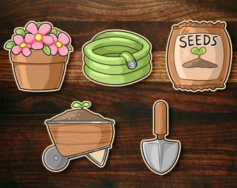 Gardening Cookie Cutter Set of 5