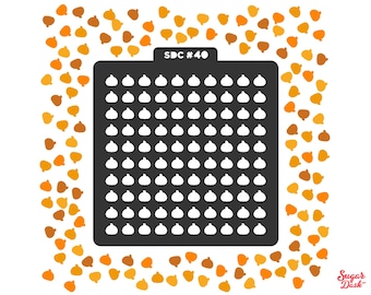 Pumpkin Sprinkle Stencil #40 | Fall or Halloween Stencil | Physical Item!