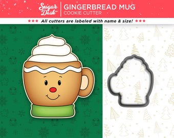 Gingerbread Man Mug | Christmas Cookie Cutter