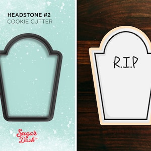 Headstone #2 - Halloween Cookie Cutter - Gravestone, Tombstone