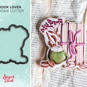 Book Lover Cookie Cutter