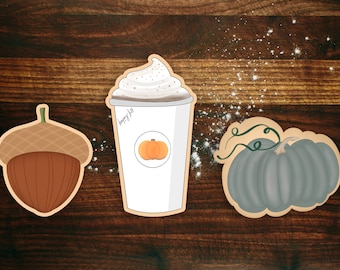 Fall Cookie Cutter Pumpkin Spiced Latte Set
