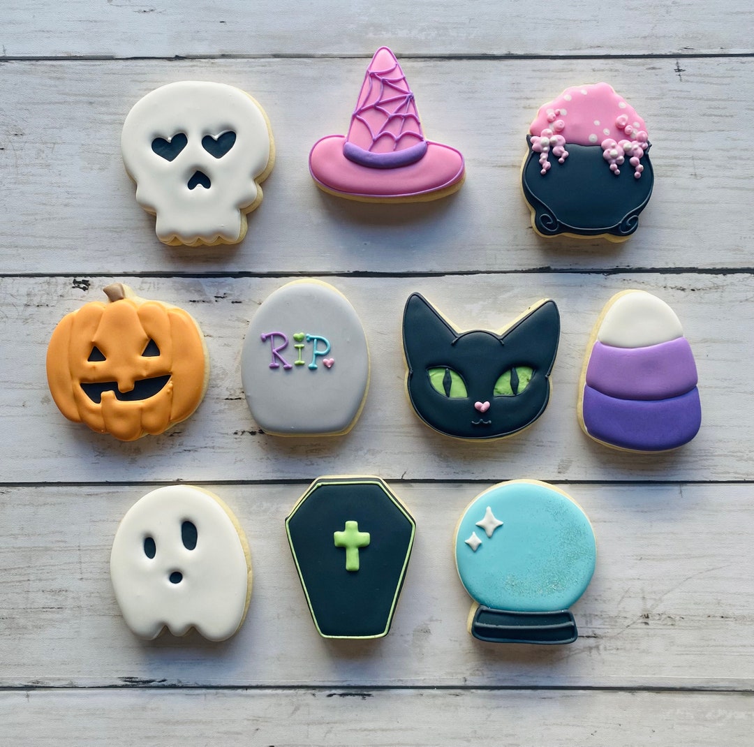 Halloween Cookie Cutter Set of 10 Classic Minis Etsy