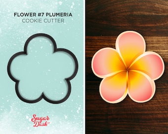 Flower #7 Plumeria Cookie Cutter