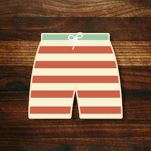 Swim Shorts Cookie Cutter