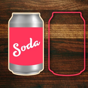 Soda Pop Can Cookie Cutter