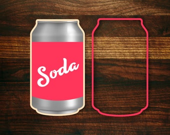 Soda or Beer Can Cookie Cutter