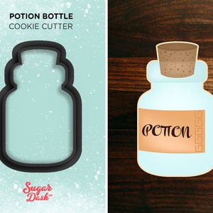 Potion Bottle Halloween Pot Cookie Cutter
