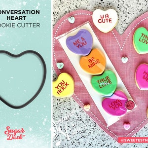 Candy Heart #5 Valentines Cookie Cutter