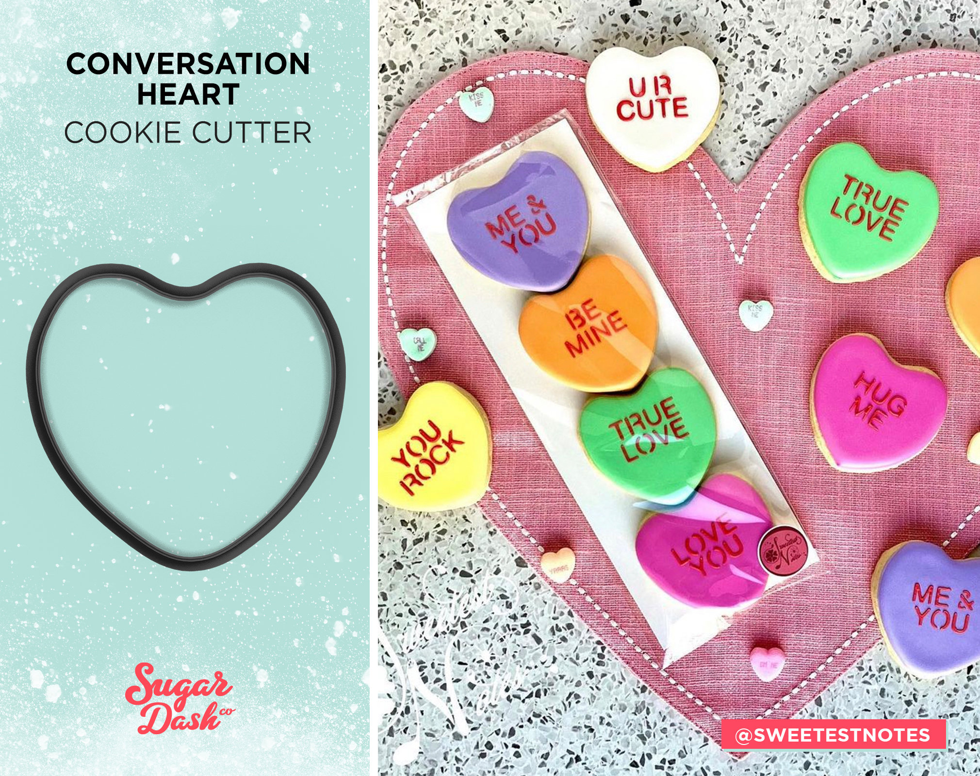 Conversation Heart - Cutter – The Sweet Designs Shoppe