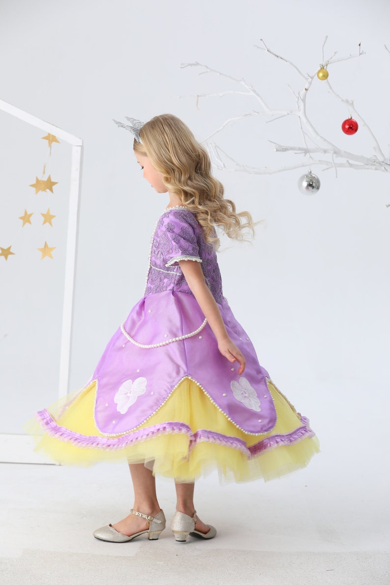 Luxury Sofia dresses| Sofia the first dress for girl Sofia dress for toddler| Sofia the first dress| |