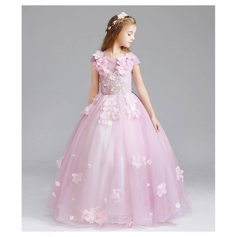 Ball Gown for Girls Flower Girl Dress Tulle Toddler Ball Etsy