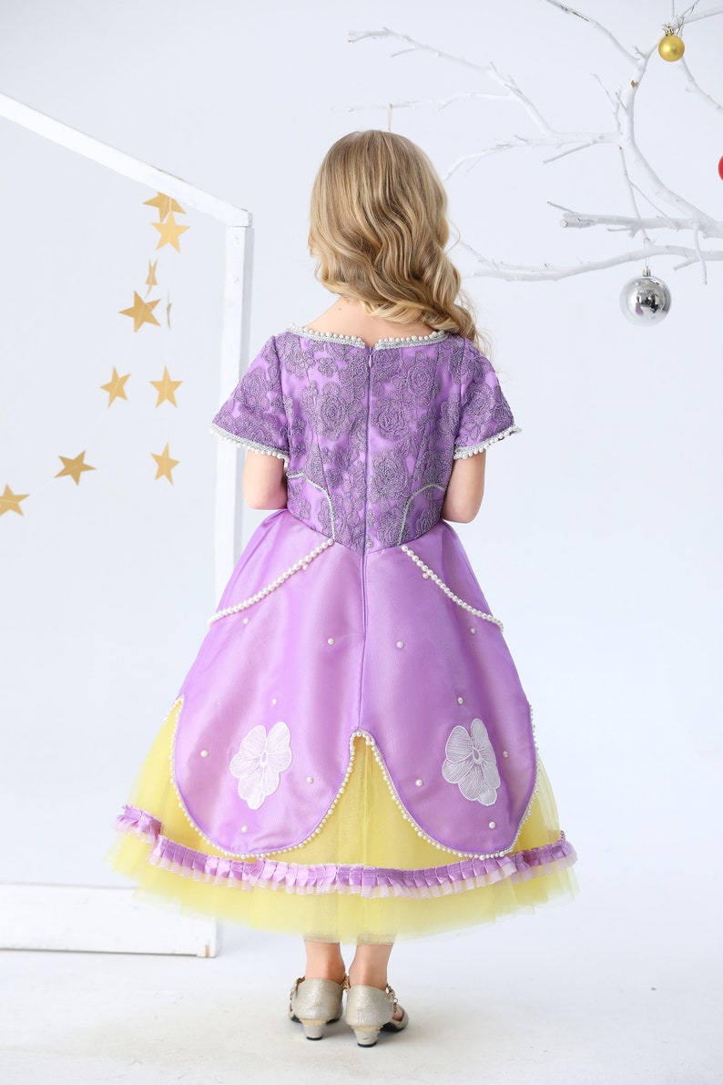 Luxury Sofia dresses| Sofia the first dress for girl Sofia dress for toddler| Sofia the first dress| |