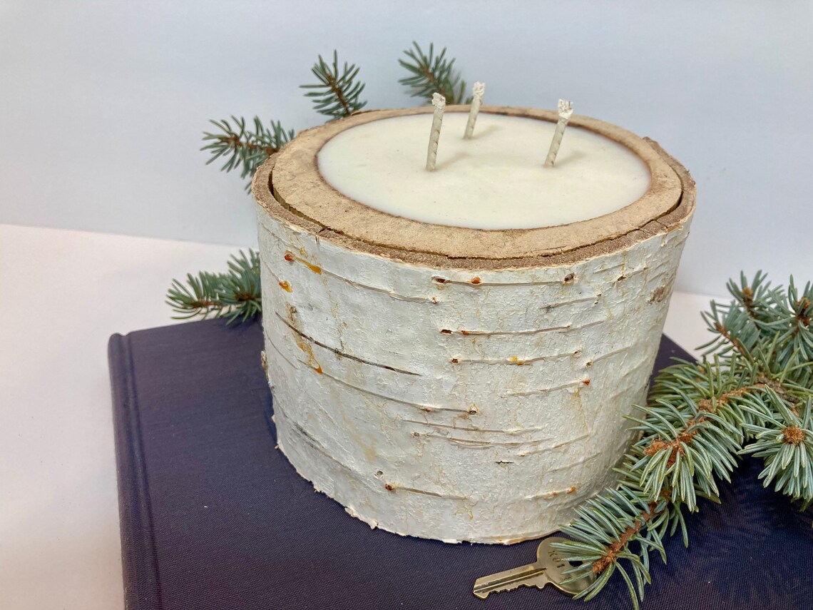 Birch Candle White Birch Scent Etsy