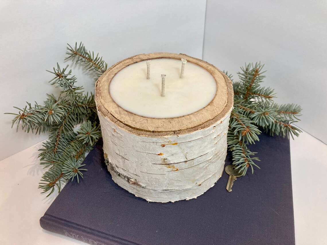 Birch Candle White Birch Scent Etsy