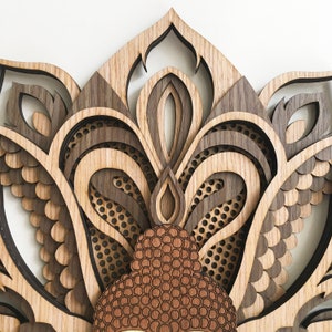 Buddha Wall Art, Tree of Life Wall Decor, Wood Burning Art, Wood Wall Hang Decor, Mindfulness gift, Extra large wall art abstract image 8