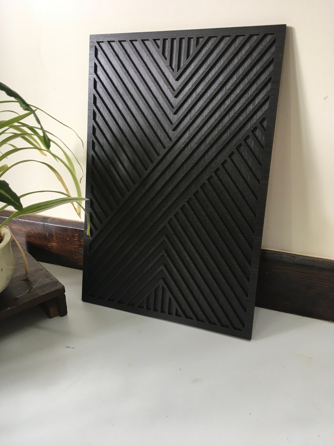 Geometric Wood Wall Art - Modern Wood Art - Minimal - Wood Paintings ...