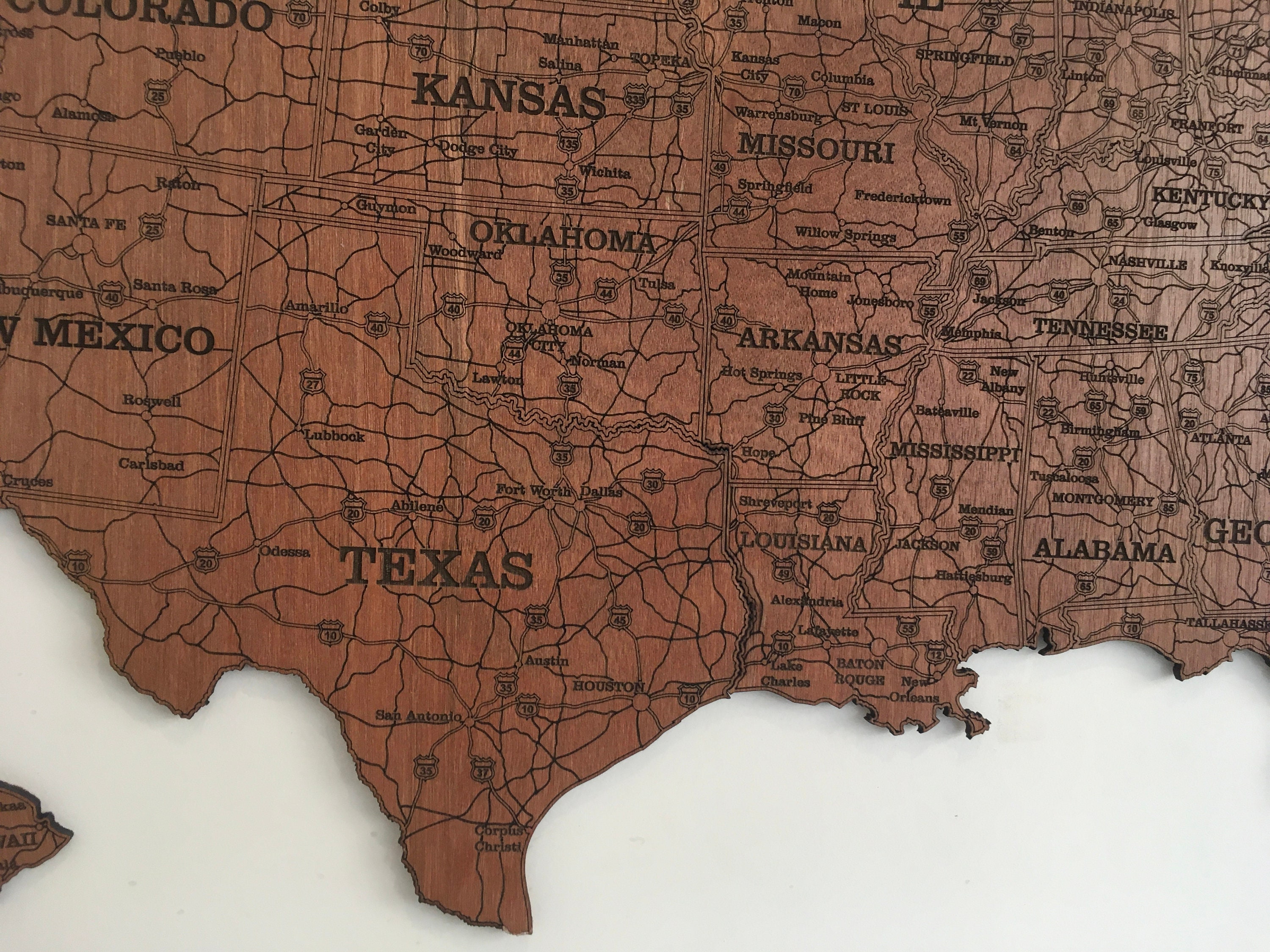 USA Travel Map United States Wood - Il Fullxfull.3627656779 O1c0 