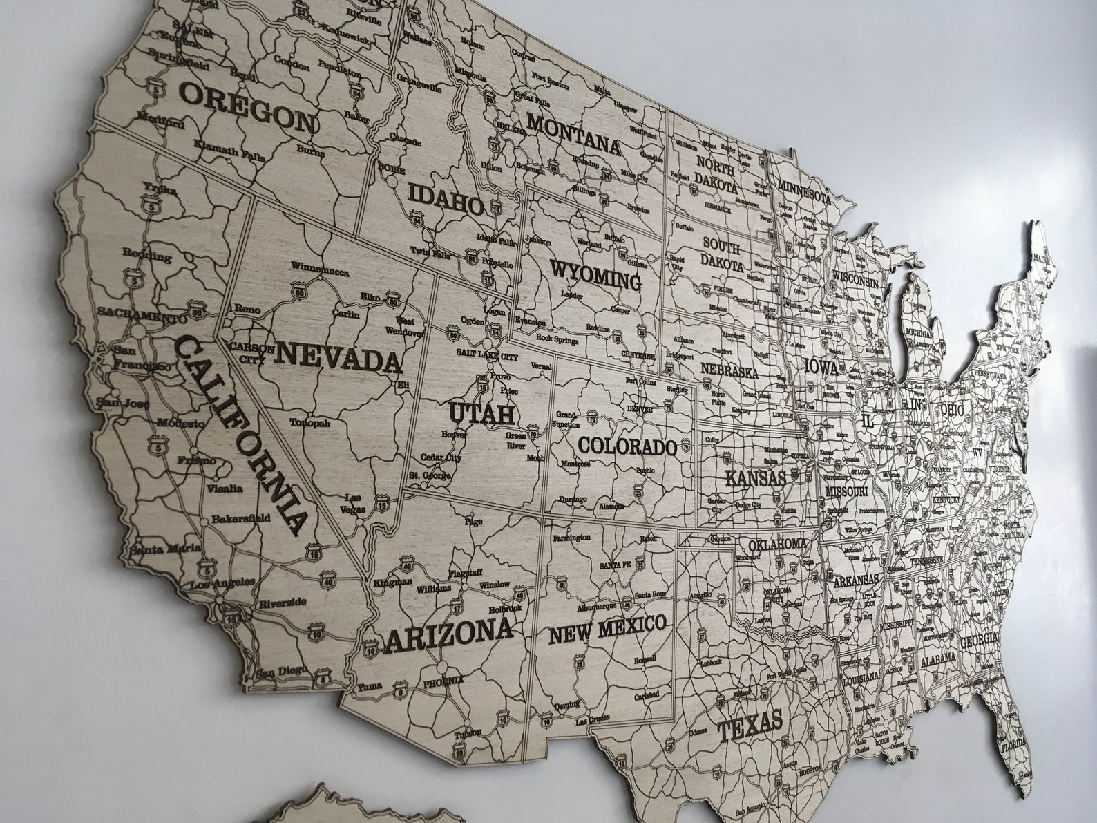 USA Travel Map United States Wood - Il 1588xN.3580009954 Hddz 